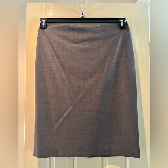 Talbots dark grey straight Skirt - Picture 1 of 3